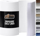 Gorilla Grip DripGuard drawer liner protects drawers from spills and leaks.