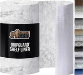 GORILLA GRIP DripGuard marble shelf liner, top view highlighting texture for grip.
