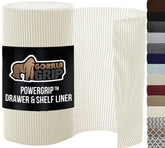 Gorilla Grip powerGRIP liner on a drawer, preventing items from sliding and shifting.