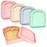 GothaBach toast-shaped sandwich container four-pack front view for grab-and-go meals