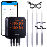 Govee WiFi Meat Thermometer front view showing four probes for precise cooking.