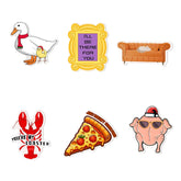GOZOLA Friends magnets six-piece fridge set adds iconic decor to your kitchen.