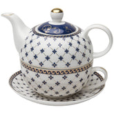 Grace Teaware porcelain tea-for-one teapot 16 oz, ideal for solo tea rituals.