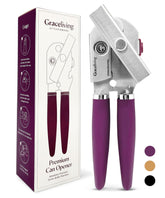 Graceliving premium can opener with magnetic lid lifter for touch-free use.