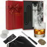 Gramercy Kitchen Cocktail Smoker Kit gift packaging ready for gifting and entertaining.