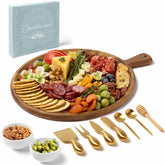 Grazerie round acacia charcuterie board for stylish entertaining