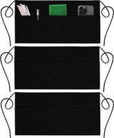 Green Lifestyle three-pack server aprons with pockets for quick tool access in busy service