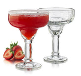 Greenbrier Yucatán margarita glass with a thick stem for elegant home entertaining.