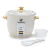 GreenLife rice cooker front view highlights compact design for small kitchens.