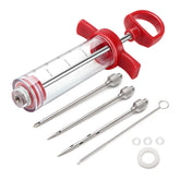 GRILL BUMP meat injector 1oz with compact design for precise marinades