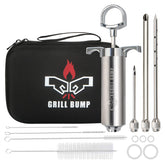 GRILL BUMP meat injector kit 2oz syringe showing the main component for juicy marinades