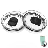 GrliTra 30oz tumbler magnetic-slider lid, closed view, secure spill protection on the go.