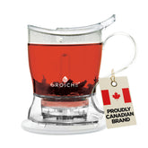 GROSCHE Aberdeen teapot bottom-dispensing for easy, rich brews and clean pours