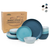 Grow Forward Seascape 10.5-inch dinner plate, unbreakable for outdoor dining.