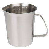 GRSPEHS stainless measuring cup with dual oz/ml marks for precise kitchen measurements.