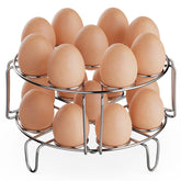 GSlife egg steamer rack showing 18-egg capacity for quick meal prep