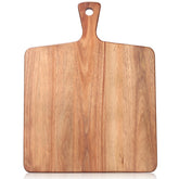 Gtencemen acacia cutting board top view shows large prep surface