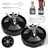 GuanQiao 2-pack 7-fins blade for Ninja blender delivers smooth blends