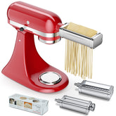GuanQiao pasta sheet roller for KitchenAid creates uniform sheets for fresh pasta.