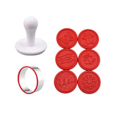 Gurlideo Christmas cookie stamps tree shape for festive cookies