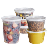 GUSTO To Go 8 oz deli container with lid for meal prep