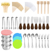 GUZE-US butter knives with smooth blades for effortless spreading