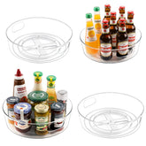 Guzon Lazy Susan 4-pack top view showing 11.5-inch turntable for easy reach.