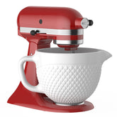 GVODE ceramic bowl for KitchenAid tilt-head mixers, 4.5-5 qt capacity for large batches