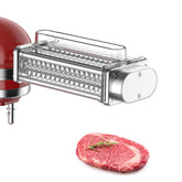 GVODE meat tenderizer attachment on KitchenAid setup demonstrates quick readiness