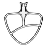 GVODE stainless steel flat beater for KitchenAid attachment provides quick, even mixing.