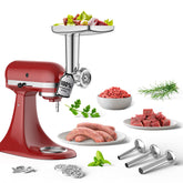 GVODE stainless steel meat grinder attachment for KitchenAid for durable, corrosion-resistant grinding