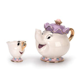 GZHaiTuoSi Mrs Potts teapot front view for cozy tea moments.