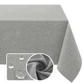 H.VERSAILTEX linen-textured tablecloth close-up weave for premium dining ambiance