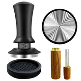 HahaGo espresso tamper 51mm black base ensures consistent tamping and even extraction.