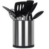 Haiyouneer 360° rotating utensil holder enables easy reach during cooking.