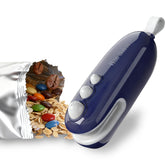 Hän Babos mini bag sealer front view shows quick seal for freshness