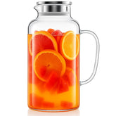 Hannadepot glass pitcher 3.5L capacity ideal for family and gatherings