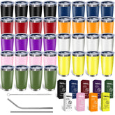 HAOLI 20oz tumbler stainless steel with vacuum insulation keeps beverages hot or cold.