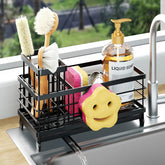 HapiRm smiley-face sponge holder keeps counter tidy and cheerful