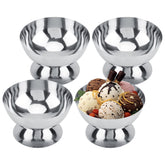 Hapivida ice cream cup set with footed design for elegant dessert servings