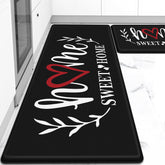 HappyTrends kitchen mat front view showing cushioned comfort for standing tasks.