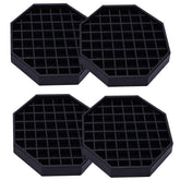 Happy Reunion drip tray six-inch black octagon ideal for bar spill management.