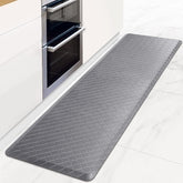 HappyTrends kitchen mat anti-fatigue cushioning for long cooking sessions.