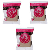 Hario 01 natural paper filters provide clean V60 brews in a 300-sheet pack