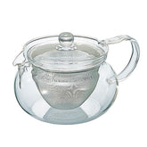 Hario ChaCha Kyusu Maru glass body shows tea color clearly for visual enjoyment