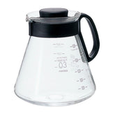Hario V60 glass range coffee server 800ml with heatproof borosilicate glass for precise pour-over