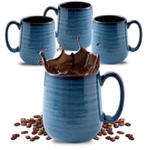 HASENSE four-piece porcelain coffee mugs set for daily use