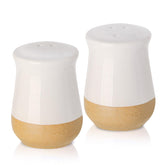 Hasense salt shaker white with wide opening for easy refilling.