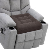 HAVARGO recliner cushion main angle showing height boost for easier stand-up.