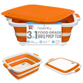 Havenity BBQ Prep Tub 16L compact for easy transport and storage.
